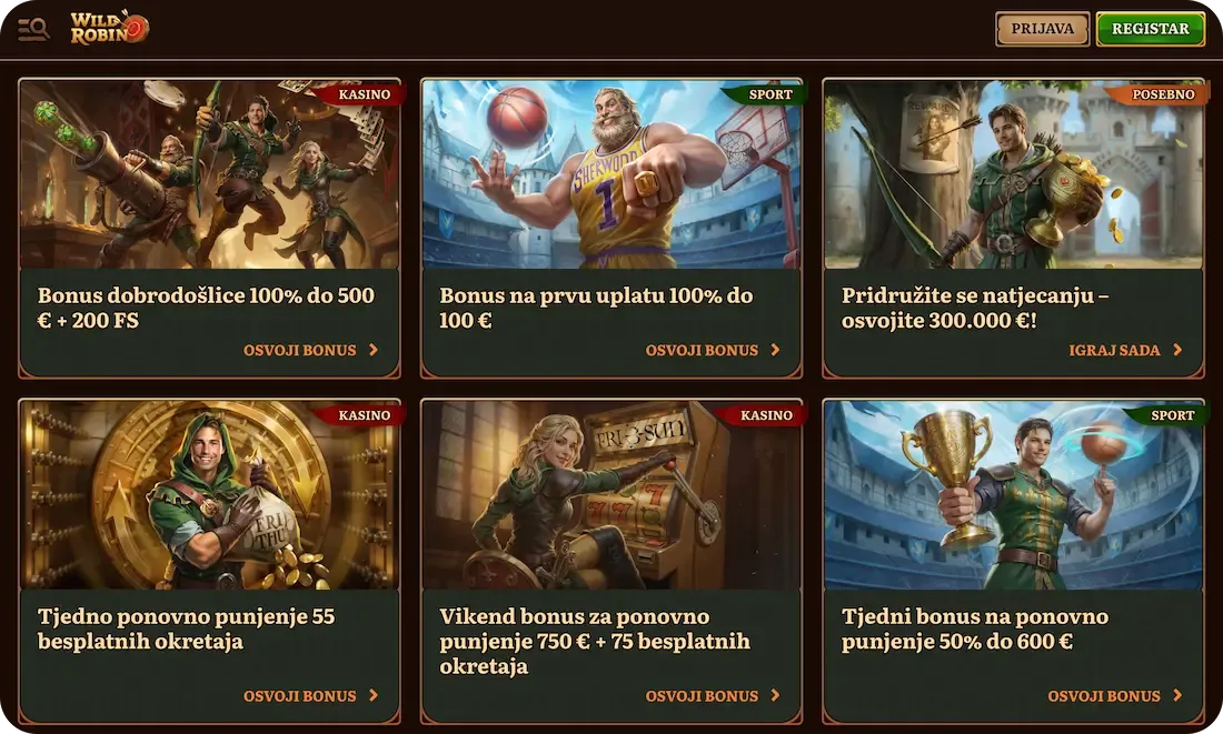 wildrobin casino bonus svi